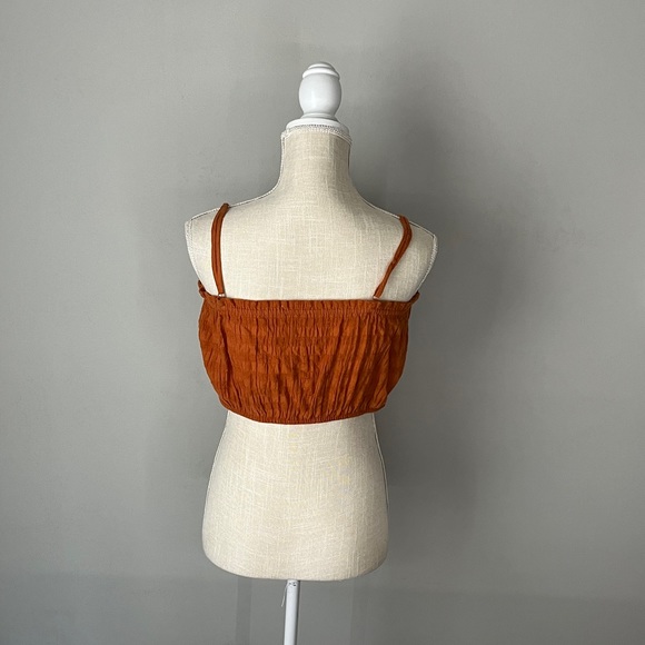 Aerie Burnt Orange Cropped Top - Picture 2 of 3